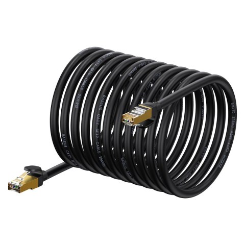 Baseus Speed Seven szybki kabel sieciowy RJ45 10Gbps 30m czarny (WKJS011001) Baseus Speed Seven szybki kabel sieciowy RJ45 10Gbps 30m czarny (WKJS011001)