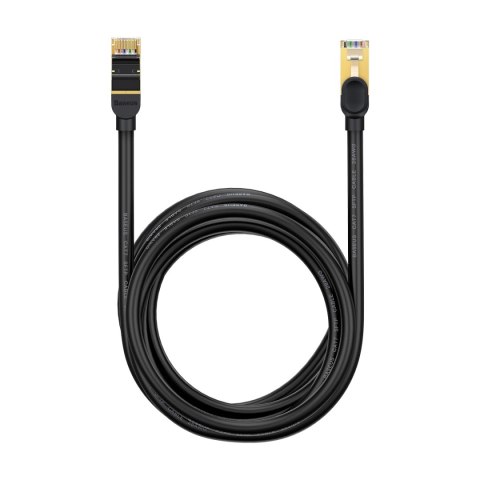 Baseus Speed Seven szybki kabel sieciowy RJ45 10Gbps 5m czarny (WKJS010501) Baseus Speed Seven szybki kabel sieciowy RJ45 10Gbps 5m czarny (WKJS010501)