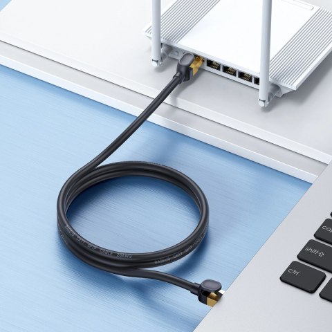 Baseus Speed Seven szybki kabel sieciowy RJ45 10Gbps 5m czarny (WKJS010501) Baseus Speed Seven szybki kabel sieciowy RJ45 10Gbps 5m czarny (WKJS010501)