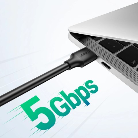 Kabel Ugreen US128 90576 USB-A 3.0 / USB-A 3.0 5Gb/s 3m - czarny Kabel Ugreen US128 90576 USB-A 3.0 / USB-A 3.0 5Gb/s 3m - czarny