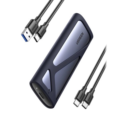 Kieszeń Ugreen CM400 90264 na dysk SSD M.2 z portem USB-C 3.2 - szara Kieszeń Ugreen CM400 90264 na dysk SSD M.2 z portem USB-C 3.2 - szara