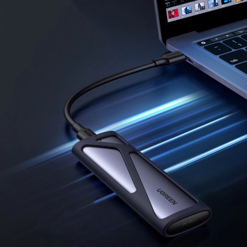 Kieszeń Ugreen CM400 90264 na dysk SSD M.2 z portem USB-C 3.2 - szara Kieszeń Ugreen CM400 90264 na dysk SSD M.2 z portem USB-C 3.2 - szara