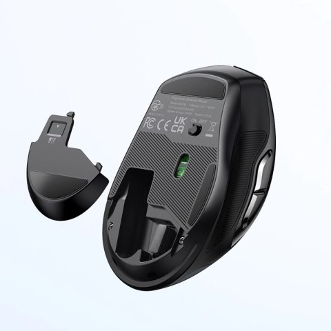 Mysz Ugreen MU006 optyczna bezprzewodowa USB 2.4GHz 4000 DPI - czarna Mysz Ugreen MU006 optyczna bezprzewodowa USB 2.4GHz 4000 DPI - czarna