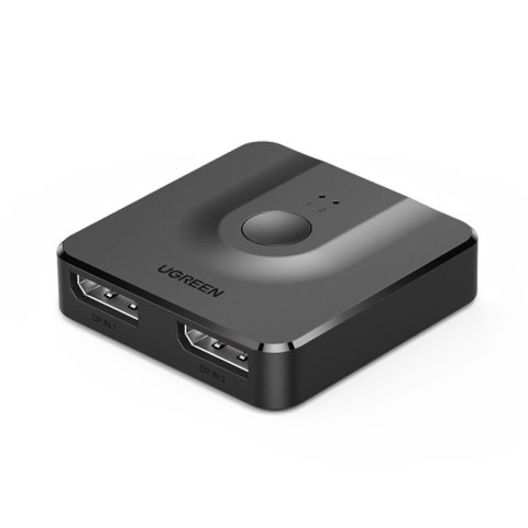Ugreen CM430 rozdzielacz sygnału 2x DisplayPort (wejście) do 1x DisplayPort (wyjście) przełącznik 4K/1080p czarny (60622) Ugreen CM430 rozdzielacz sygnału 2x DisplayPort (wejście) do 1x DisplayPort (wyjście) przełącznik 4K/1080p czarny (60622)