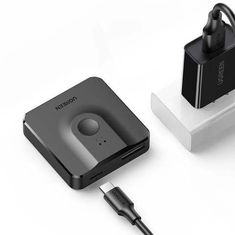 Ugreen CM430 rozdzielacz sygnału 2x DisplayPort (wejście) do 1x DisplayPort (wyjście) przełącznik 4K/1080p czarny (60622) Ugreen CM430 rozdzielacz sygnału 2x DisplayPort (wejście) do 1x DisplayPort (wyjście) przełącznik 4K/1080p czarny (60622)