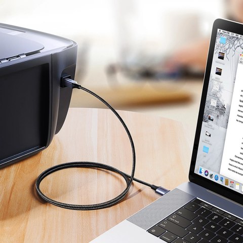 Ugreen kabel USB Typ B do drukarki (męski) - USB 2.0 (męski) 480 Mbps 5 m czarny (US369 90560) Ugreen kabel USB Typ B do drukarki (męski) - USB 2.0 (męski) 480 Mbps 5 m czarny (US369 90560)