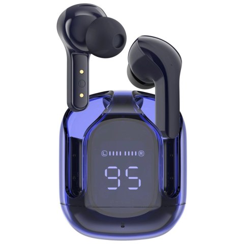 Acefast T6 dokanałowe słuchawki bezprzewodowe TWS Bluetooth - niebieskie Acefast T6 dokanałowe słuchawki bezprzewodowe TWS Bluetooth - niebieskie