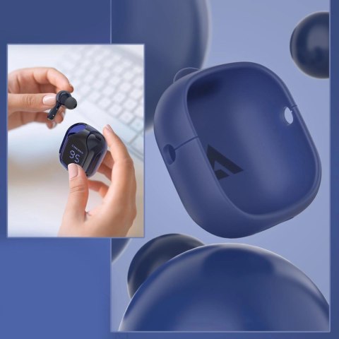 Acefast T6 dokanałowe słuchawki bezprzewodowe TWS Bluetooth - niebieskie Acefast T6 dokanałowe słuchawki bezprzewodowe TWS Bluetooth - niebieskie