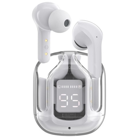 Acefast T6 dokanałowe słuchawki bezprzewodowe TWS Bluetooth - szare Acefast T6 dokanałowe słuchawki bezprzewodowe TWS Bluetooth - szare