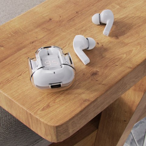 Acefast T6 dokanałowe słuchawki bezprzewodowe TWS Bluetooth - szare Acefast T6 dokanałowe słuchawki bezprzewodowe TWS Bluetooth - szare