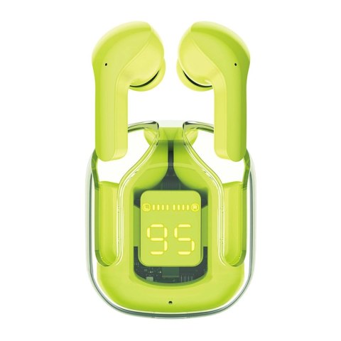 Acefast T6 dokanałowe słuchawki bezprzewodowe TWS Bluetooth - zielone Acefast T6 dokanałowe słuchawki bezprzewodowe TWS Bluetooth - zielone
