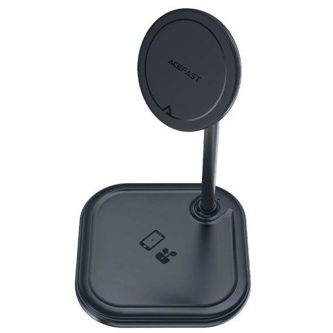 Acefast bezprzewodowa ładowarka Qi 15W do iPhone (z MagSafe) i Apple AirPods stojak podstawka uchwyt magnetyczny szary (E6 grey) Acefast bezprzewodowa ładowarka Qi 15W do iPhone (z MagSafe) i Apple AirPods stojak podstawka uchwyt magnetyczny szary (E6 grey)