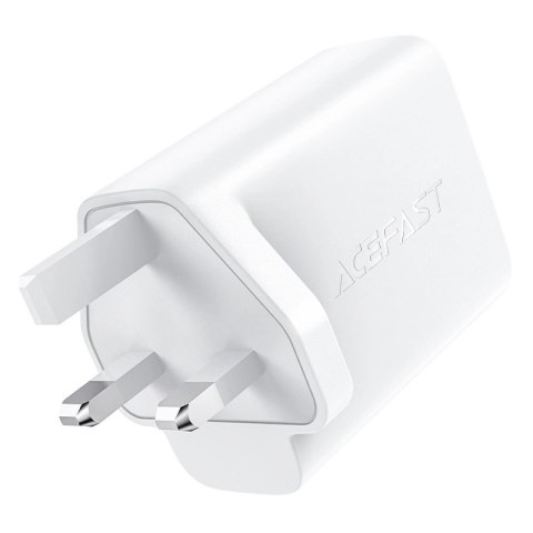 Acefast ładowarka sieciowa GaN (wtyczka UK) 2x USB Typ C 50W, Power Delivery, PPS, Q3 3.0, AFC, FCP czarny (A32 UK) Acefast ładowarka sieciowa GaN (wtyczka UK) 2x USB Typ C 50W, Power Delivery, PPS, Q3 3.0, AFC, FCP czarny (A32 UK)
