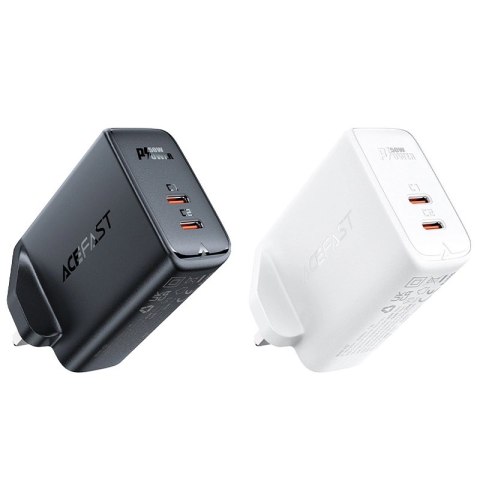 Acefast ładowarka sieciowa GaN (wtyczka UK) 2x USB Typ C 50W, Power Delivery, PPS, Q3 3.0, AFC, FCP czarny (A32 UK) Acefast ładowarka sieciowa GaN (wtyczka UK) 2x USB Typ C 50W, Power Delivery, PPS, Q3 3.0, AFC, FCP czarny (A32 UK)