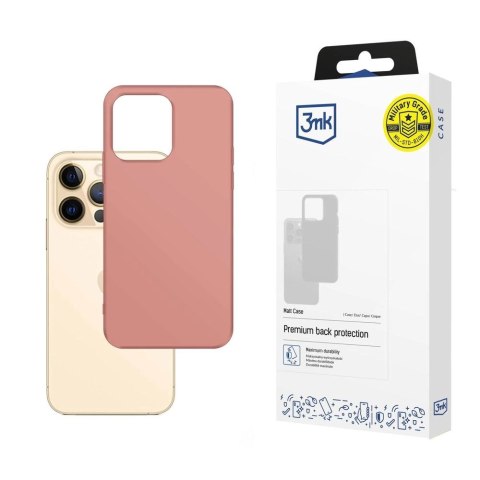 Etui 3mk Matt Case na iPhone 13 Pro - różowe