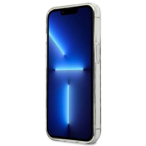 Etui Guess Leopard na iPhone 13 Pro / iPhone 13 - brązowe