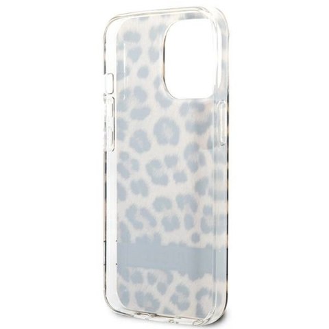 Etui Guess Leopard na iPhone 13 Pro / iPhone 13 - brązowe