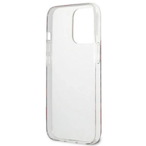 Etui Guess Leopard na iPhone 13 Pro / iPhone 13 - czerwone