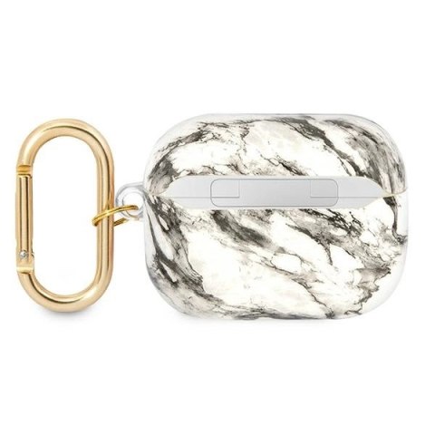 Etui Guess Marble Strap Collection na AirPods Pro - szare