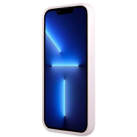 Etui Guess Saffiano Stripe na iPhone 13 Pro Max - fioletowe