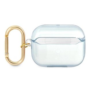 Etui Guess Strap Collection na AirPods Pro - niebieskie