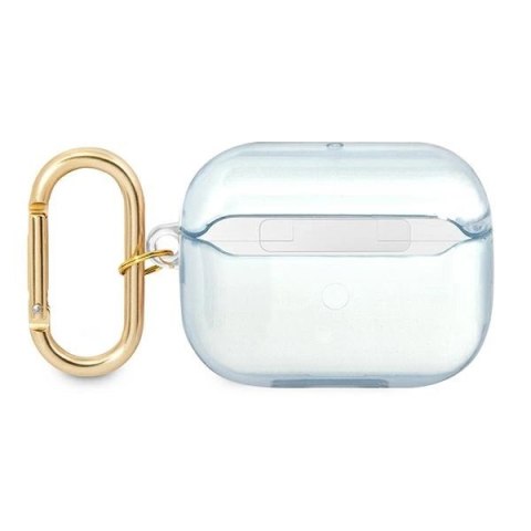 Etui Guess Strap Collection na AirPods Pro - niebieskie