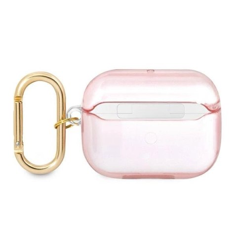 Etui Guess Strap Collection na AirPods Pro - różowe