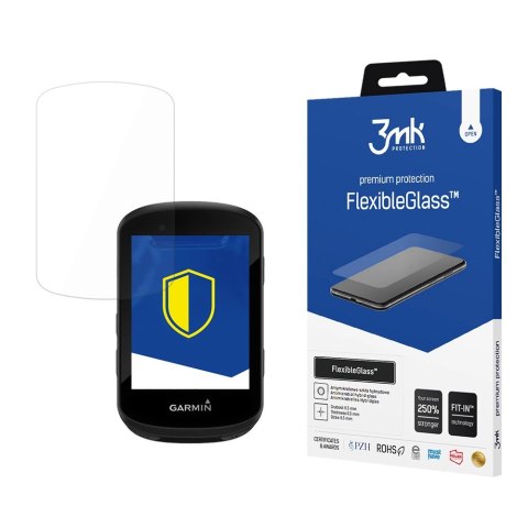 Szkło hybrydowe 3mk FlexibleGlass™ na Garmin Edge 530 Szkło hybrydowe 3mk FlexibleGlass™ na Garmin Edge 530
