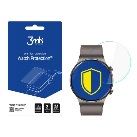 Szkło hybrydowe 3mk Watch Protection™ v. FlexibleGlass Lite na Huawei Watch GT 2 Pro Szkło hybrydowe 3mk Watch Protection™ v. FlexibleGlass Lite na Huawei Watch GT 2 Pro