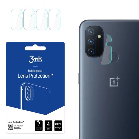 Szkło na aparat 3mk Lens Protection™ hybrydowe na OnePlus Nord N100 Szkło na aparat 3mk Lens Protection™ hybrydowe na OnePlus Nord N100