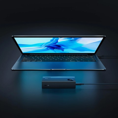 Baseus Adaman2 powerbank z wyświetlaczem cyfrowym 10000mAh 30W 2 x USB / 1x USB Typ C Overseas Edition PD QC SCP czarny (PPAD040 Baseus Adaman2 powerbank z wyświetlaczem cyfrowym 10000mAh 30W 2 x USB / 1x USB Typ C Overseas Edition PD QC SCP czarny (PPAD040