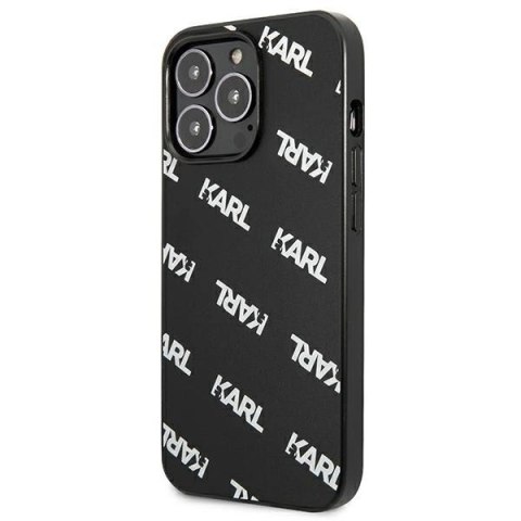 Etui Karl Lagerfeld Allover na iPhone 13 Pro / iPhone 13 - czarne Etui Karl Lagerfeld Allover na iPhone 13 Pro / iPhone 13 - czarne
