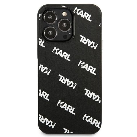 Etui Karl Lagerfeld Allover na iPhone 13 Pro / iPhone 13 - czarne Etui Karl Lagerfeld Allover na iPhone 13 Pro / iPhone 13 - czarne