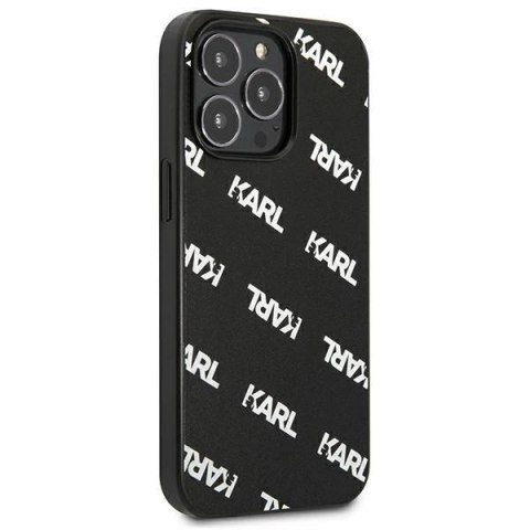 Etui Karl Lagerfeld Allover na iPhone 13 Pro / iPhone 13 - czarne Etui Karl Lagerfeld Allover na iPhone 13 Pro / iPhone 13 - czarne