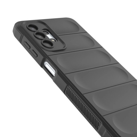 Magic Shield Case etui do Samsung Galaxy A13 5G elastyczny pancerny pokrowiec burgundowy