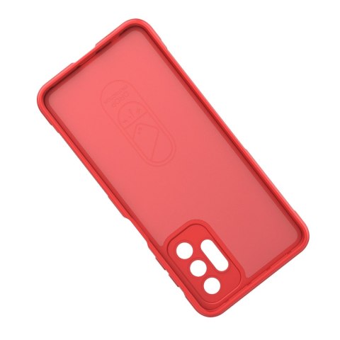Magic Shield Case etui do Samsung Galaxy A13 5G elastyczny pancerny pokrowiec burgundowy
