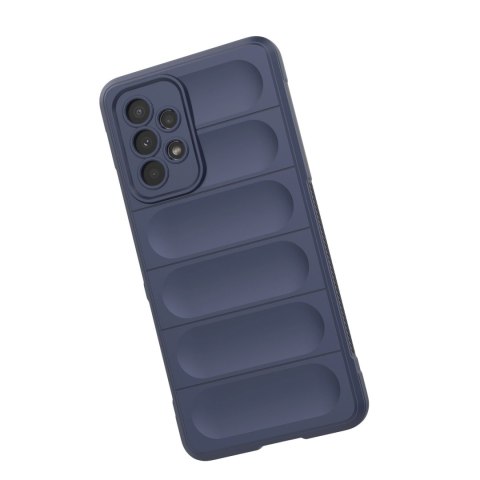 Magic Shield Case etui do Samsung Galaxy A53 5G elastyczny pancerny pokrowiec ciemnoniebieski