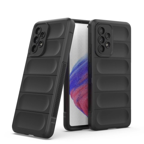 Magic Shield Case etui do Samsung Galaxy A53 5G elastyczny pancerny pokrowiec czarny