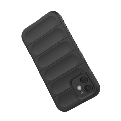 Magic Shield Case etui do iPhone 12 elastyczny pancerny pokrowiec czarny