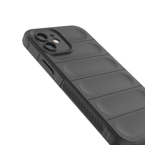 Magic Shield Case etui do iPhone 12 elastyczny pancerny pokrowiec czarny