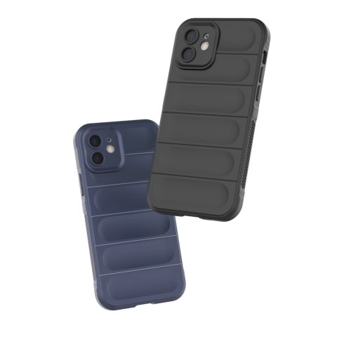 Magic Shield Case etui do iPhone 12 elastyczny pancerny pokrowiec czarny
