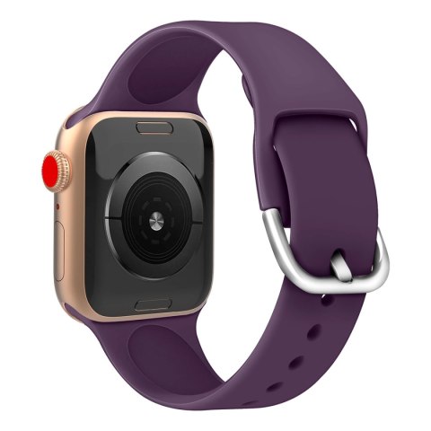 Silicone Strap APS silikonowa opaska do Watch 9 / 8 / 7 / 6 / 5 / 4 / 3 / 2 / SE (41 / 40 / 38mm) pasek bransoleta do zegarka cz