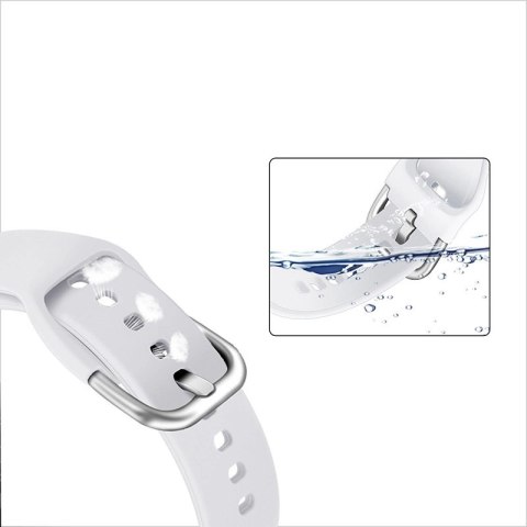Silicone Strap TYS opaska do smartwatcha zegarka uniwersalna 20mm czerwony