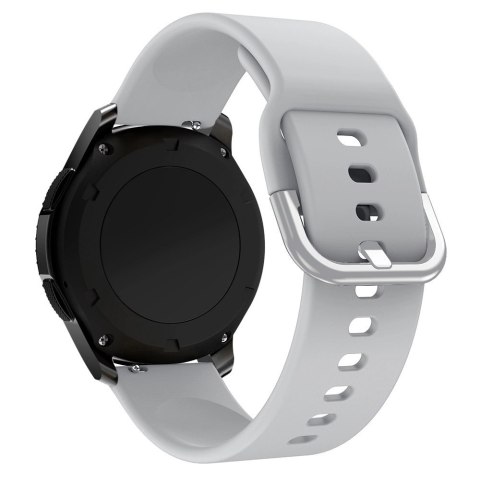 Silicone Strap TYS opaska do smartwatcha zegarka uniwersalna 20mm szary
