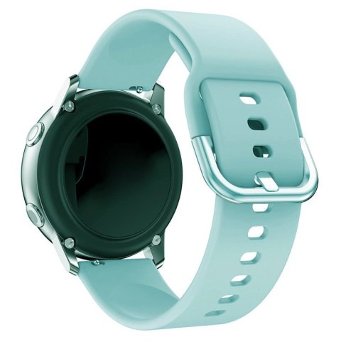 Silicone Strap TYS opaska do smartwatcha zegarka uniwersalna 20mm turkusowy Silicone Strap TYS opaska do smartwatcha zegarka uniwersalna 20mm turkusowy