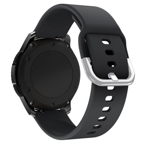Silicone Strap TYS opaska do smartwatcha zegarka uniwersalna 22mm czarny