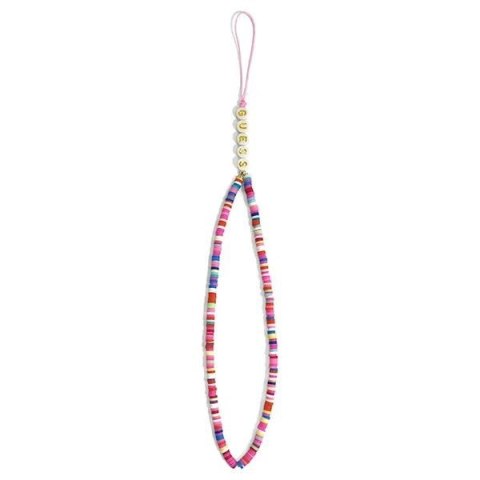 Zawieszka Guess Heishi Beads - różowa