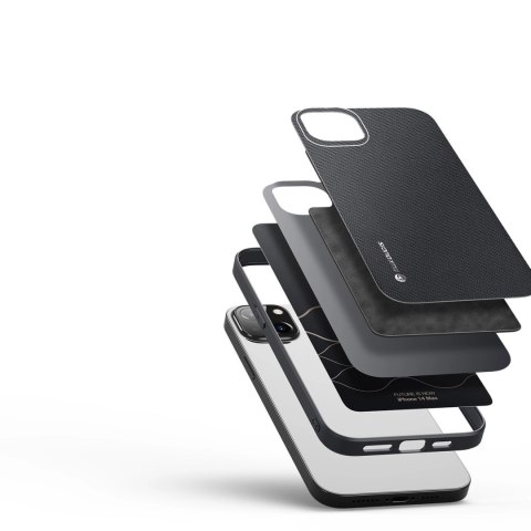 Dux Ducis Fino etui pokrowiec pokryty nylonowym materiałem iPhone 14 Plus czarny Dux Ducis Fino etui pokrowiec pokryty nylonowym materiałem iPhone 14 Plus czarny