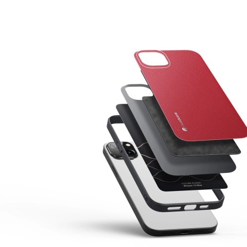 Dux Ducis Fino etui pokrowiec pokryty nylonowym materiałem iPhone 14 Plus czerwony Dux Ducis Fino etui pokrowiec pokryty nylonowym materiałem iPhone 14 Plus czerwony