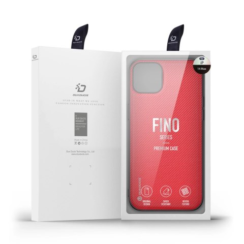 Dux Ducis Fino etui pokrowiec pokryty nylonowym materiałem iPhone 14 Plus czerwony Dux Ducis Fino etui pokrowiec pokryty nylonowym materiałem iPhone 14 Plus czerwony